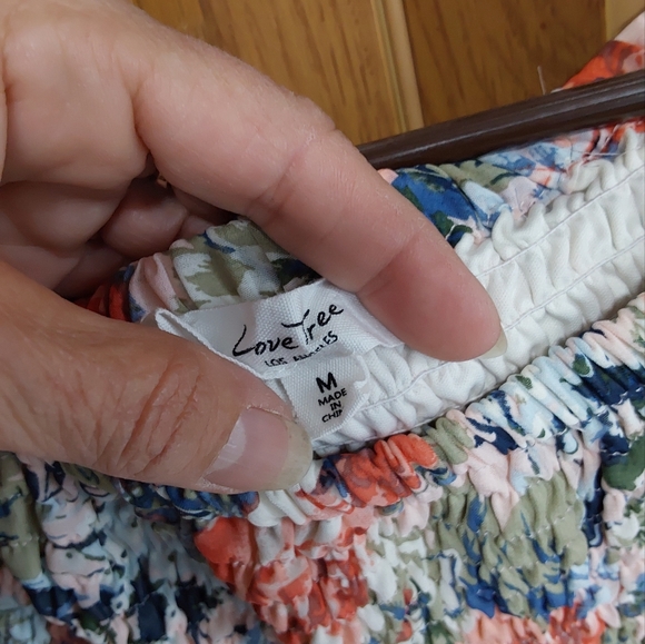 Love Tree cold shoulder peasant - Picture 2 of 2